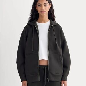 Everlane- NWT- LUXE FLEECE OVERSIZED FULL-ZIP HOODIE